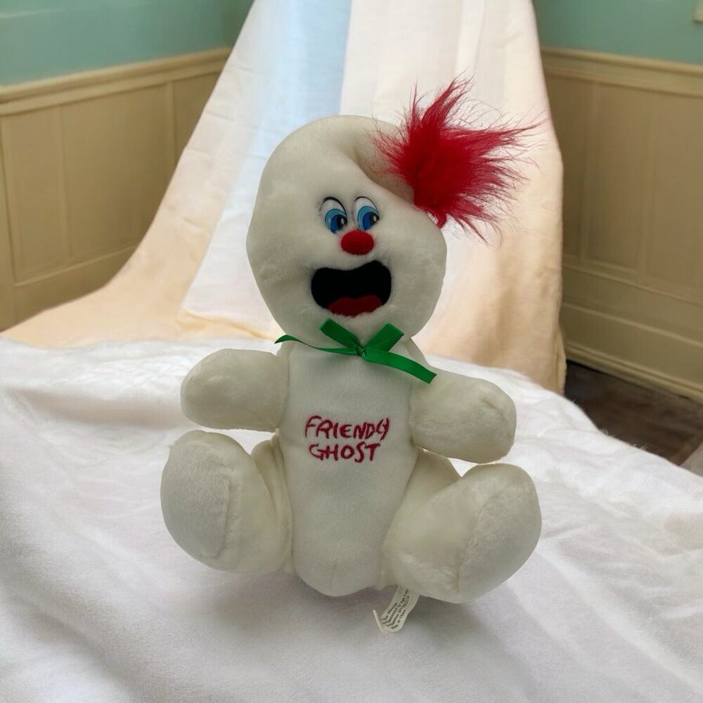 Rare Plush Appeal Halloween White Friendly Ghost Home Of Mandi Gras Plush